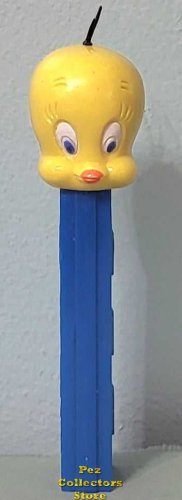 (image for) Tweety Pez Painted White Eye with Blue Iris Deep Molded Eye Parts Orange Beak NF Hong Kong