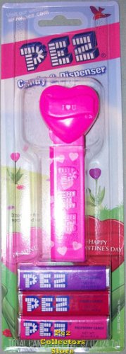 (image for) 2008 Hot Pink Valentines Heart - White Block Font I (heart) U MO