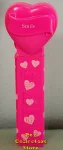 (image for) 2008 Hot Pink Valentines Heart - White Block Font Smile Loose