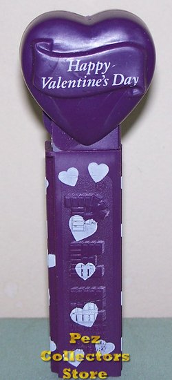 (image for) 2005 HVD Heart Pez Purple printed stem Loose