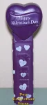 (image for) 2005 HVD Heart Pez Purple printed stem Loose