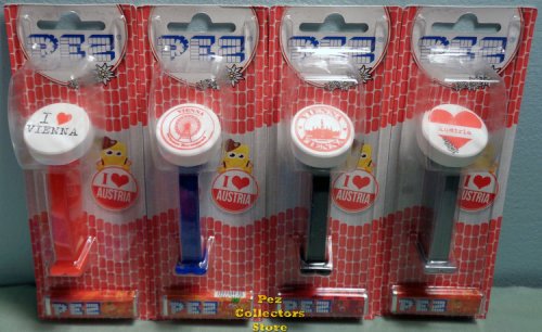 (image for) I Love Austria and I Love Vienna Pez Set of 4 MOC