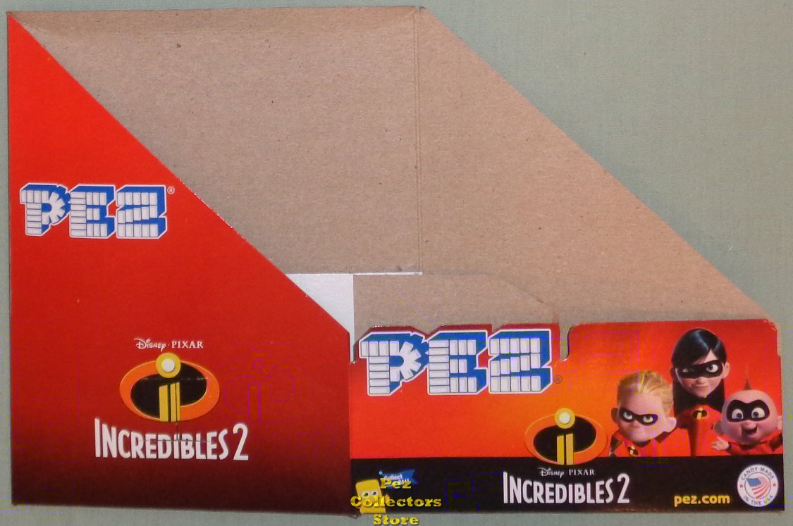 (image for) Incredibles 2 Pez Counter Display Box