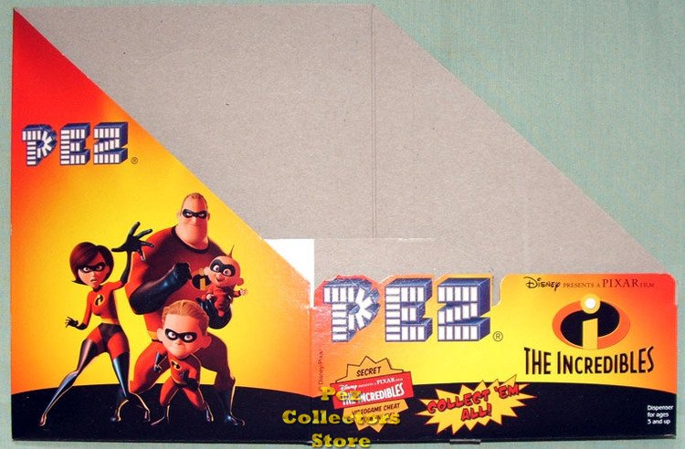 (image for) Incredibles Pez Counter Display 12 count Box