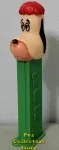 3.9 Droopy Pez Ivory head Full Hair med Green 1980 MGM Copyright 3.9 Droopy Pez Ivory head Full Hair med Green 1980 MGM Copyright
