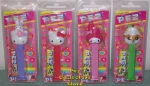 Original Hello Kitty set with Kuririn Hamster Pez Mint on Card