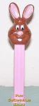 (image for) Jeffrey Dylan's Candy Chocolate Bunny Pez on Pink Stem