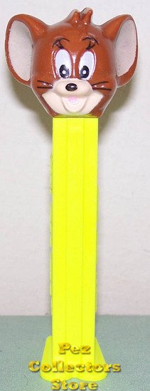 (image for) Jerry Pez with Elvis Styled Hair Neon Yellow Stem Loose - Click Image to Close