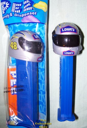 (image for) Jimmie Johnson Lowes 48 NASCAR Driver Helmet Pez MIB