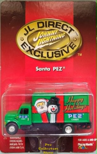 (image for) Johnny Lightning JL Direct Exclusive Santa Pez Happy Holiday Truck