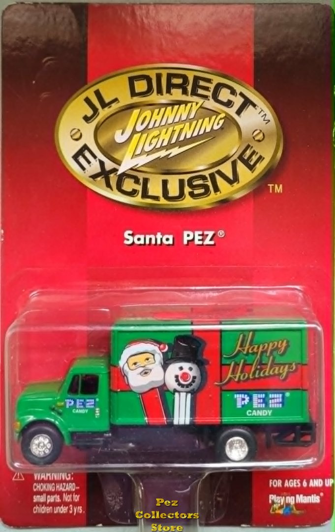 (image for) Johnny Lightning JL Direct Exclusive Santa Pez Happy Holiday Truck