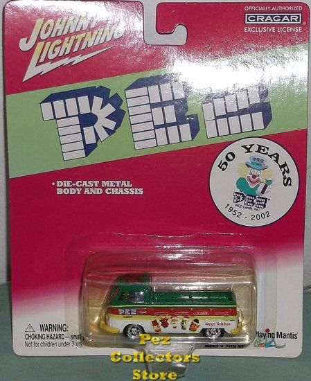 (image for) Johnny Lightning Pez Christmas Theme VW Pickup 50th Anniv MOC