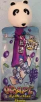 (image for) Panda Pez Topper on a Grape Juice Box