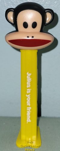 (image for) Paul Frank Julius the Monkey Pez Yellow Printed Stem Loose