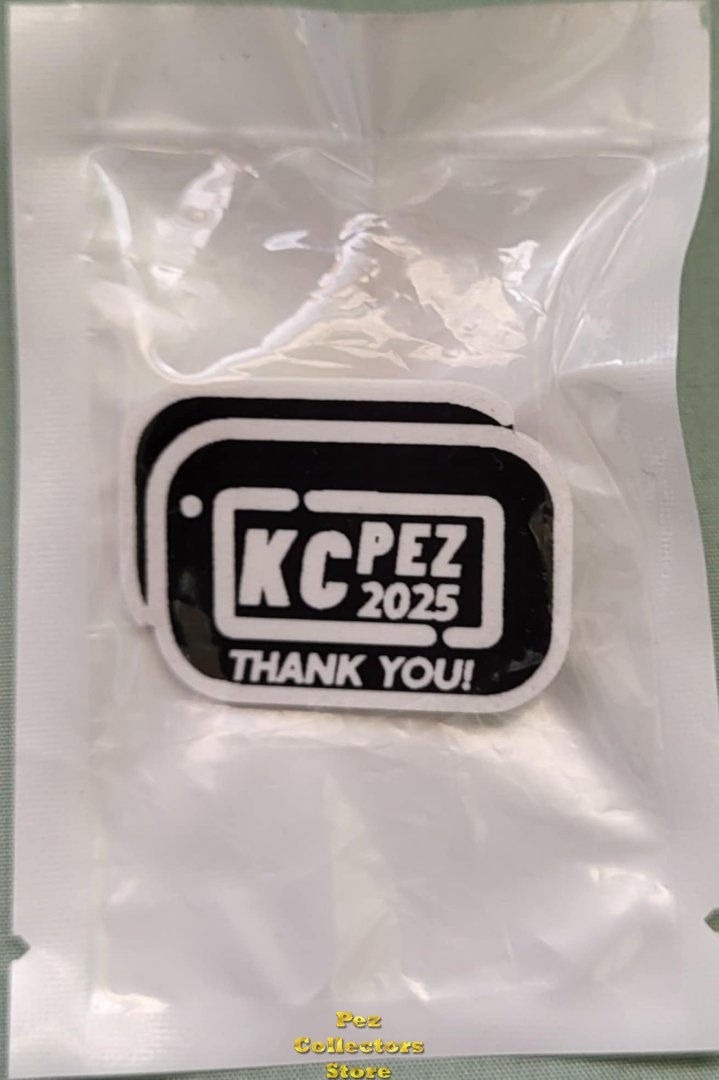 (image for) 2025 KC PEZ Black Thank You Lapel Pin - only 20 Made