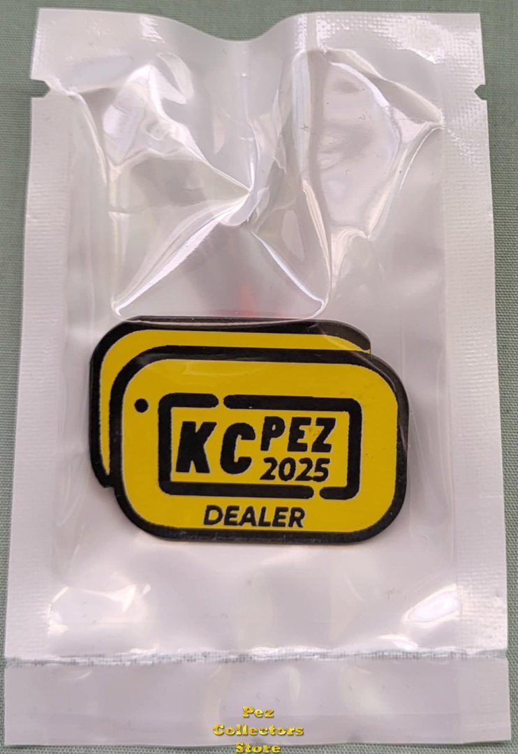 (image for) 2025 KC PEZ Yellow Dealer Lapel Pin - only 15 Made