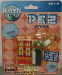 Retired Kermit from Muppets Pez Keychain MOC Retired Kermit from Muppets Pez Keychain MOC