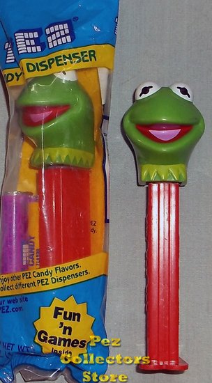 (image for) Kermit Zigzag Collar Series 2 Pez MIB!