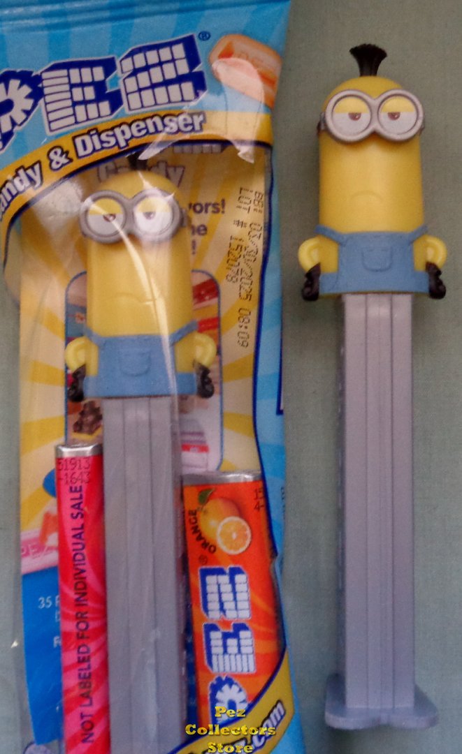(image for) Kevin Tall Two Eye Minion from the Rise of Gru Pez MIB