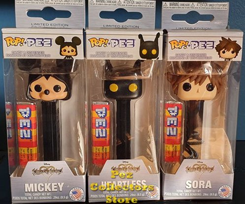 (image for) Disney Kingdom Hearts - Sora, Mickey & Heartless POP!+PEZ Bundle - Click Image to Close