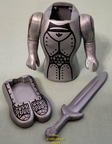 (image for) Knight Pez Body Parts from Series 1 Loose