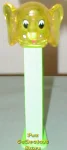 (image for) Kooky Zoo Yellow Crystal Elephant Pez Loose