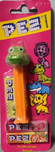 (image for) Kooky Zoo Crocodile Pez Mint on European Card