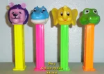 (image for) Kooky Zoo Pez Set of 4 Elephant Lion Hippo Gator Loose