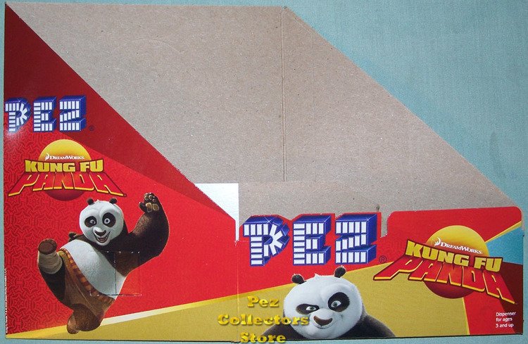 (image for) Kung Fu Panda Pez Counter Display 12 count Box