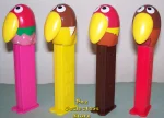 (image for) Kyoro Chan Parrot Bird Pez Set of 4