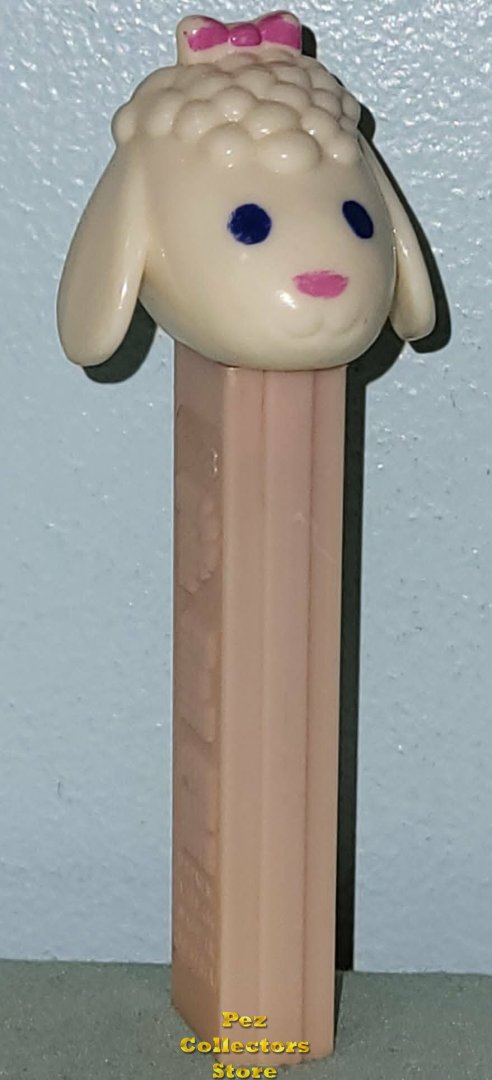 (image for) Lamb A Vintage Pez White Head Pink Nose 3.4 Austria No Feet