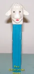 (image for) Lamb Merry Music Maker Pez Ivory Head NF Turquoise Blue Yugo Stem