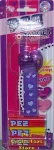 (image for) 2012 Lavender Purple Crystal Valentine Heart Pez 7.5 stem MOC