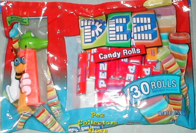 (image for) Gator Kooky Zoo Laydown Bag 30 rolls Pez Candy - Click Image to Close