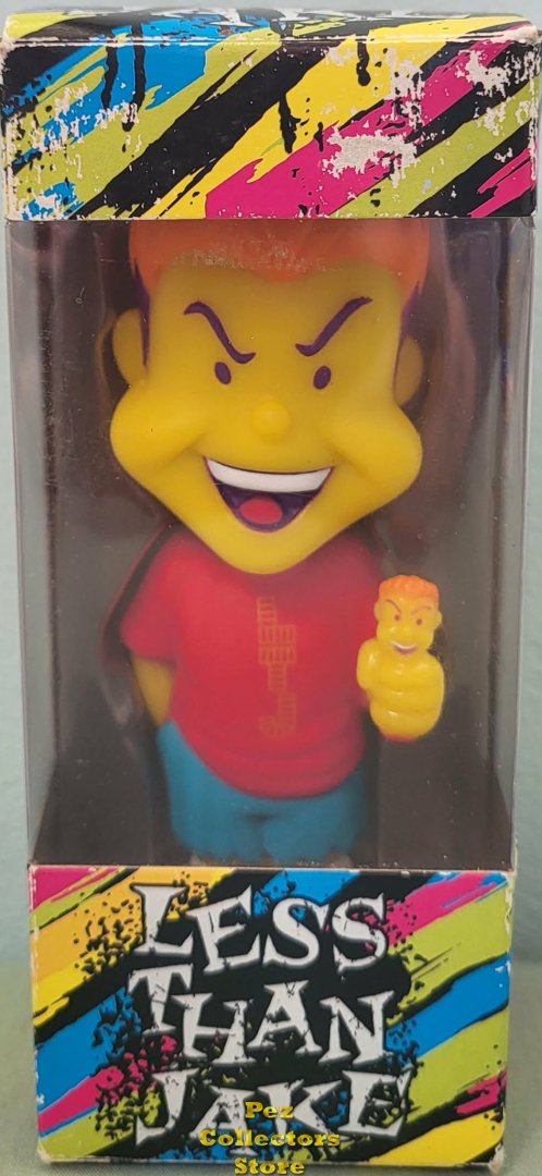 Modal Additional Images for Funko Mini Wacky Wobbler Yellow Less Than Jake PEZ Evolution Kid Bobble Head MIB
