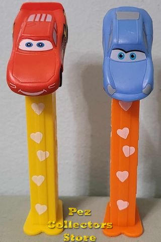 (image for) 2011 Heart Stem Lightning and Sally Disney Couples Pez Pair Loose