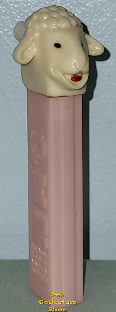 (image for) Lamb Merry Music Maker Pez White Head Light Pink NF 2.60 Austria Stem