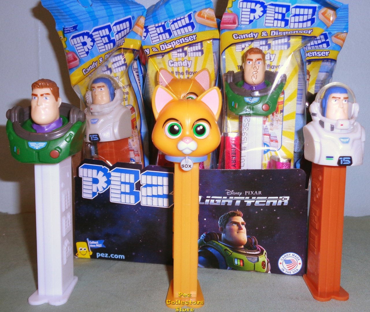 (image for) 2022 Disney Lightyear Pez Assortment set of 3 MIB - Click Image to Close