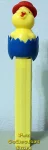 (image for) Light Yellow Chick in Blue Soft Shell Egg Pez on Lt. Yellow NF Austria