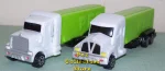 Euro Power Truck Pez Pair with Lime Green Trailers Loose