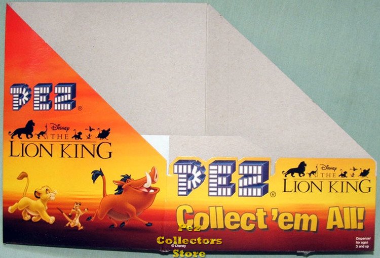 (image for) Lion King Pez Counter Display 12 count Box