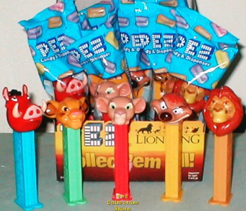 (image for) Original Lion King Pez Set of 5 MIP!