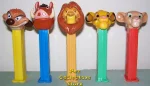 (image for) Original Lion King Pez Set of 5 Loose