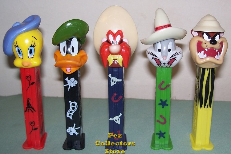 (image for) Looney Tunes Back in Action Pez - set of 5 - Version 2!