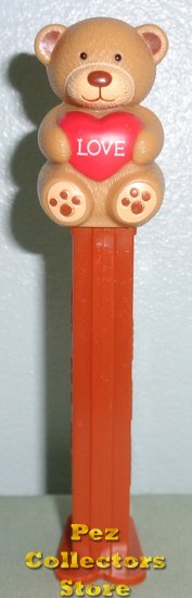(image for) 2011 Valentines Day Love Teddy Bear Pez Loose - Click Image to Close