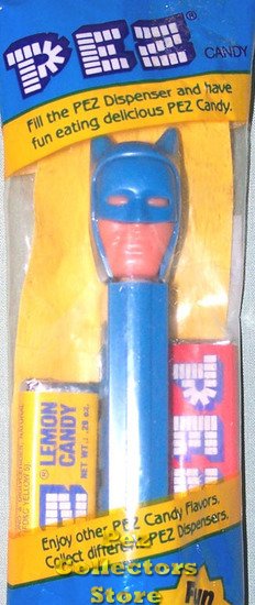 (image for) Batman Pez Short Ears Light Blue Mask MIB - Click Image to Close