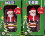 (image for) Full Body Light Red Santa and Snowman Ornaments Pair