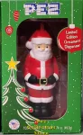 Full Body Bright Light Red Santa Pez Ornament Mint in Package