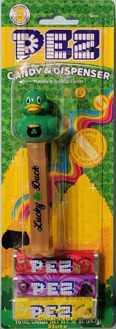 (image for) 2026 St. Patricks Day Lucky Duck Pez Exclusive Limited Edition MOC