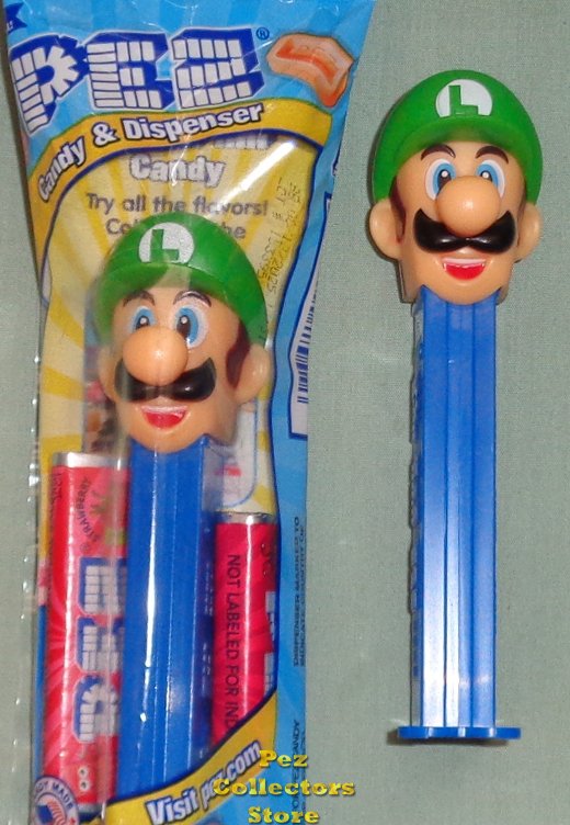 (image for) 2020 Luigi Pez from Super Mario Nintendo Mint in Bag